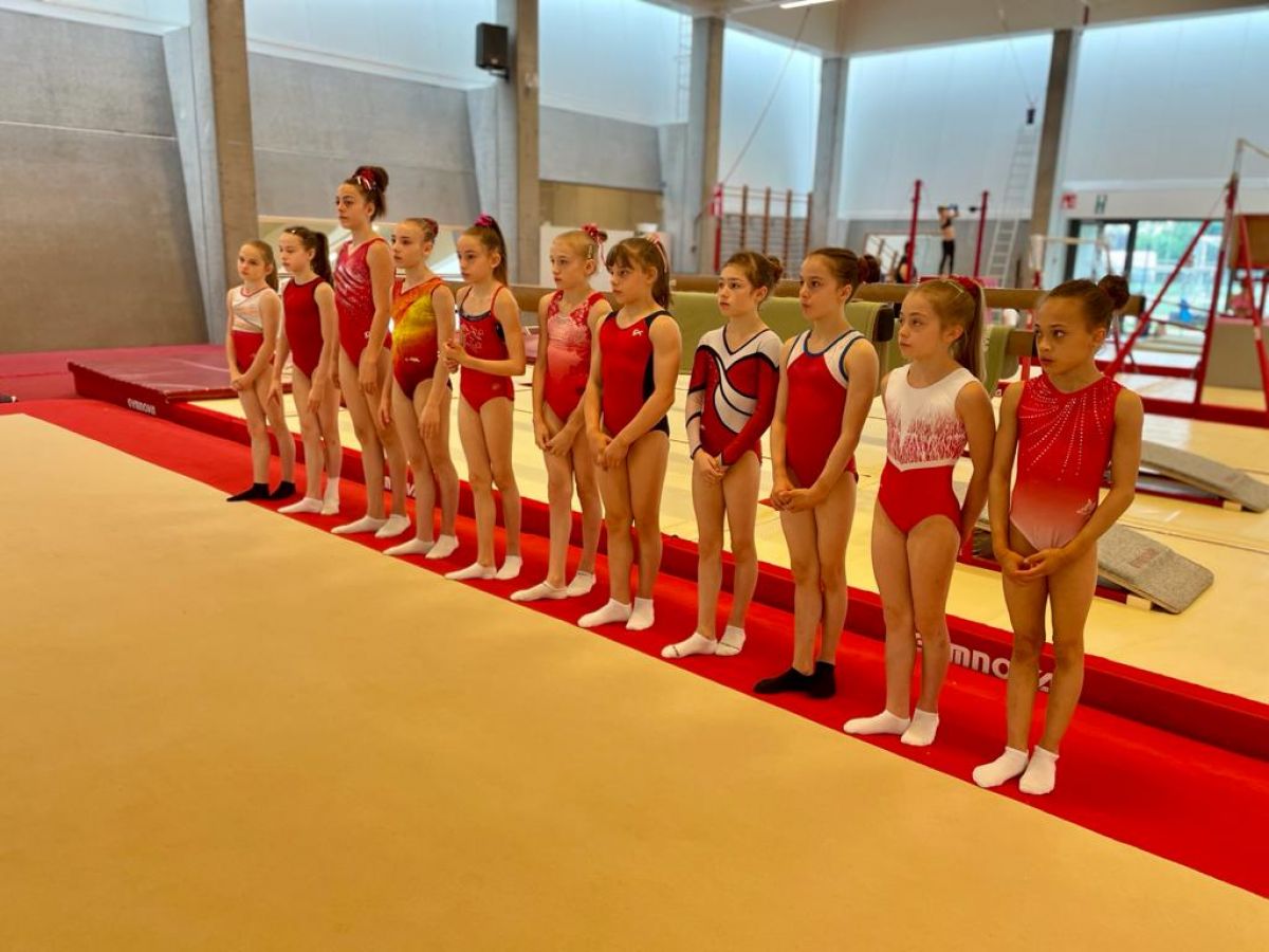 Les gymnastes GAF du CHN en stage au Regio Club de Bruges